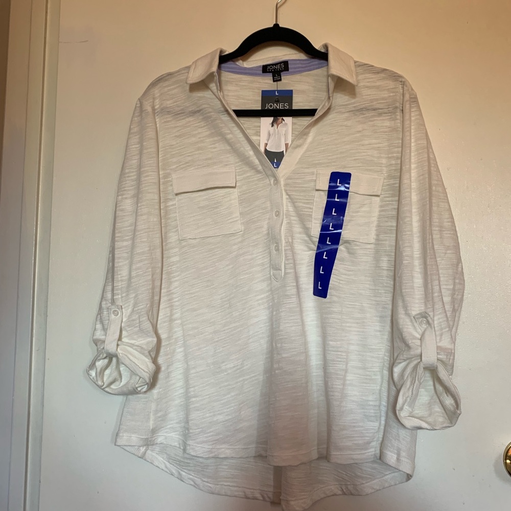 Jones New York 100% Cotton Top